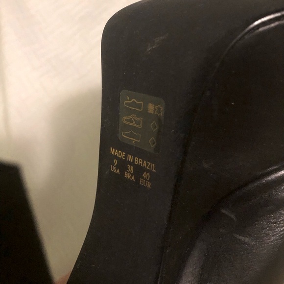 L’INTERVALLE black platform boots 9 - Picture 3 of 5